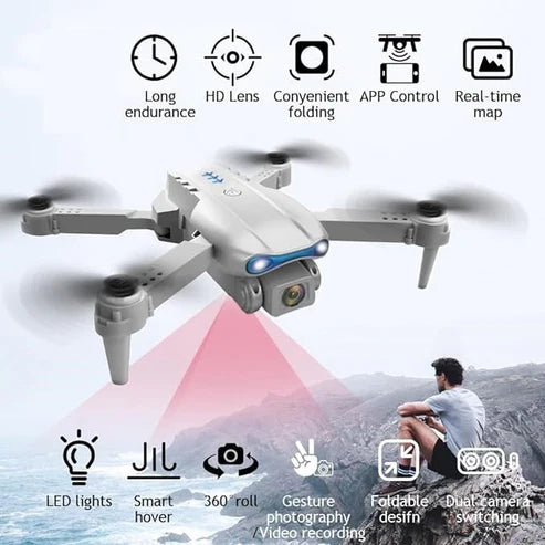 NEW E99Pro Professional 4K HD 180° Dual Cameras 5G WIFI