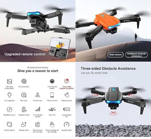 NEW E99Pro Professional 4K HD 180° Dual Cameras 5G WIFI