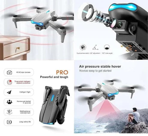 NEW E99Pro Professional 4K HD 180° Dual Cameras 5G WIFI