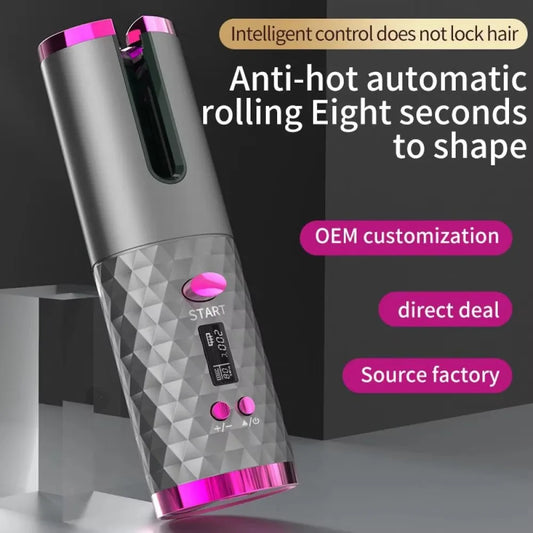 Automatic Wireless Electric Hair Curle or Waves