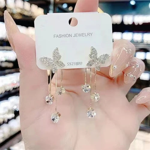 Elegant Long Pearl Tassel Chain Pendant Party Jewelry